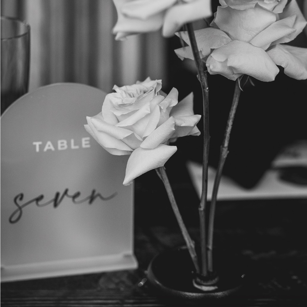11 Table Numbers, Gold Foil View 2